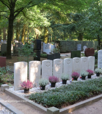 Geallieerde graven Algemene begraafplaats Leeuwerenk, Wageningen